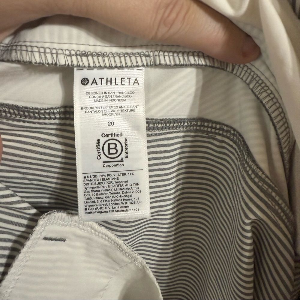 Athleta‎ Brooklyn textured ankle pants with pockets - Picture 6 of 7